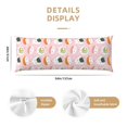 thumbnail image 3 of Fuzoiu Cute Sushi Print Body Pillowcase 20x54 in,Long Pillow Case, Microfiber Body Pillow Cover, Soft and Breathable Pillowcase, 3 of 7