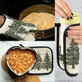thumbnail image 5 of Yayeee Oven Mitts and Pot Holder Set of 4 Heat Resistant Kitchen Gloves Baking Hot Pad, Christmas Stars, 5 of 5