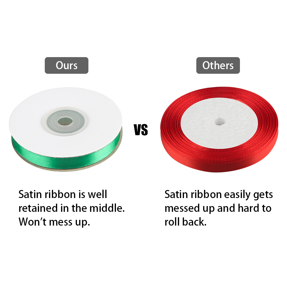 Tomorotec 30-Color Satin Ribbon Pack, 750 Yards Total photo 5