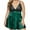 Green, variant on IROINNID On Sale Pajamas for Women Sexy Plus Size Lace Silks Underwear Suspender Skirt Nightdress Sleepwear,Black