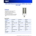 thumbnail image 6 of Feit Corn Cob E26 (Medium) LED Bulb Daylight 500 Watt Equivalence 1 pk, 6 of 6
