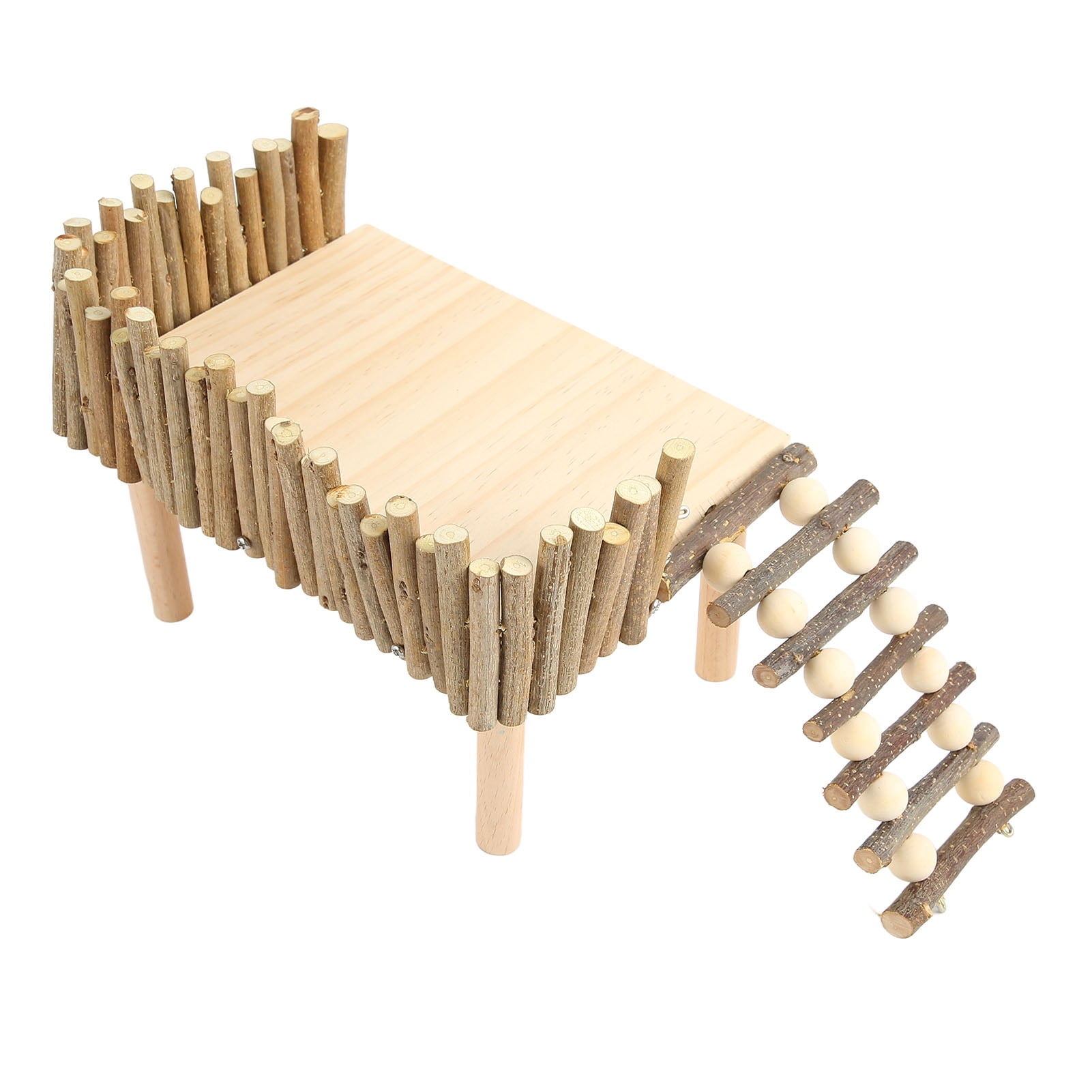 Hamster Climbing Platform, Easy Installation Pet Activity Playground Increase Exercise Stable Structure Chewing Toy  For Sugar Glider