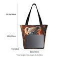 thumbnail image 3 of KLL Tote Bag for Women Cute Maple Leaf Koala Print Shopping Grocery Reusable Bags for Office School Shopping Travel, 3 of 6