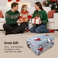 thumbnail image 6 of Cozy Printed Throw Christmas Blanket - 300 GSM Fleece Throw Size for Home Decoration, Ultra Soft Blanket (Throw - 50" x 60") - I, 6 of 6