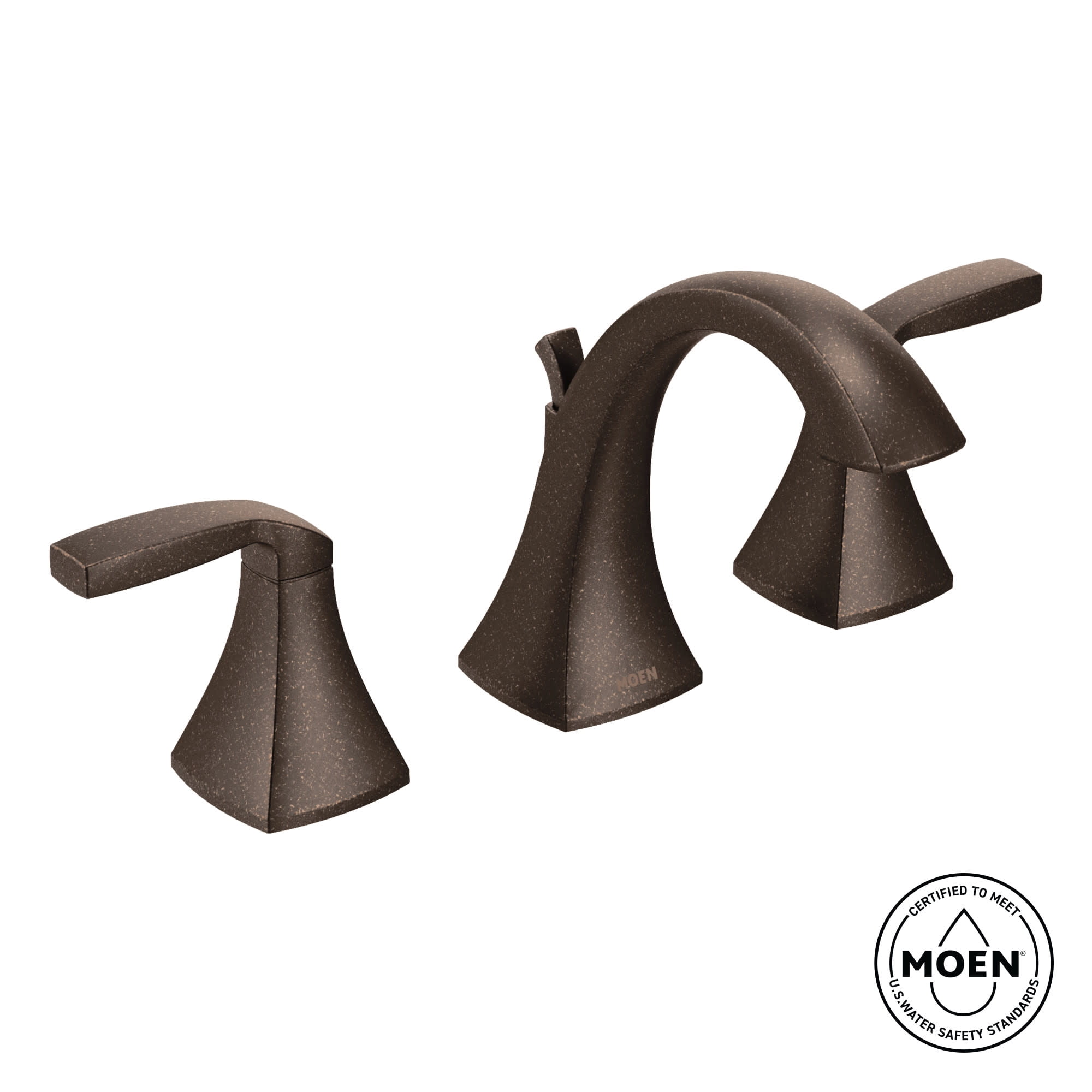 Moen Voss Brushed Gold Two-Handle Bathroom Faucet