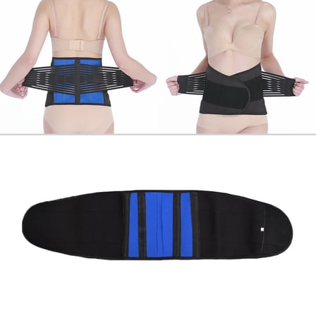 LEORX 1Pack Lumbar Belt Mesh Black Breathable Comfort For Adult Men Women