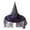 1-Dark Purple431, variant on Toddler Boy's Decorative Witch Hat Polka Dot Ribbon Trim Outdoor Holiday Witch Hats
