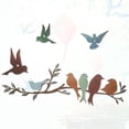 thumbnail image 1 of Lieonvis Metal Pájaros Wall Art Pájaros Vivos en Rama Metal Hojas Colgantes con Pájaros Decoración Wall Al Aire Libre Hoja Rústica Decoración Wall O Balcón Jardín Decoración Interior Al Aire Libre, 1 of 10