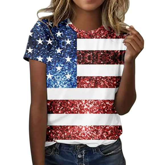 YDLCAFD Long T Shirts for Women Casual Blouses for Women Round Neck Short Sleeve Summer Vacation T Shirts Flower Printing Plus Size Blouses Nike Shirts for Women Compression Shirts Women