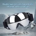 thumbnail image 4 of Hot6sl Ofertas de La Semana Gafas E Infiernos Doble Capa para Adultos, para Hombres y Mujeres, Grandes Gafas de Esquí Esféricas, Equipos para La Nieve, Gafas Quese Pueden Pegar para La Miopía, 4 of 6