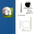 thumbnail image 2 of Off The Wall Plates - Baseball - Double Gang Paddle Rocker, 2 of 4