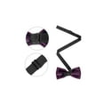 thumbnail image 2 of INSPIRAR CHIC Corbatas de Moño de Terciopelo Ajustables Pre-atadas para Prom, Boda, Tuxedo Talla Única Fucsia, 2 of 4