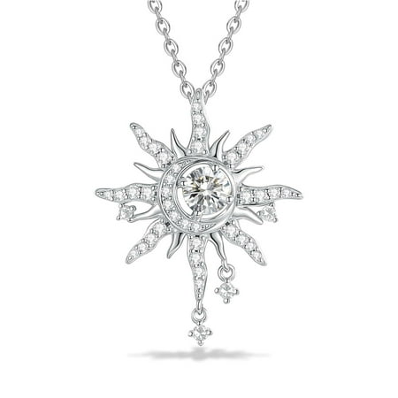 Leander's new 925 sterling silver Cupid's Heart necklace, embellished with luxurious angel wings and dazzling gemstones.