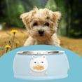 thumbnail image 3 of Acero inoxidable, de agua antideslizantes para perros, plato de agua para perros y gatos, mascota Azul jinwen comedero para mascotas, 3 of 8