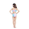 thumbnail image 7 of 【Uhome】3PCS Girls Mermaid Tail Swimsuit Cute Costume Set with Fish Tail Kids Beach Bikini Bath Suit 3-12Y, 7 of 7