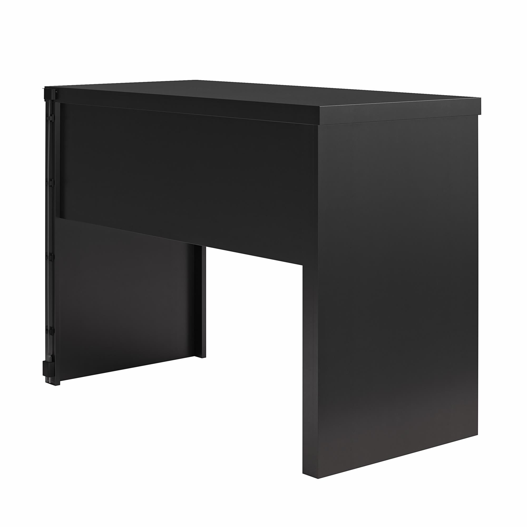 Mainstays Cooper Writing Desk with USB, Flat Black