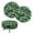 Candy Cane Pine Cone Pattern, variant on HUIACONG Round Round Stool Seat Cover, Snowman Colorful Lanterns Candy Canes Polyester Anti Dirty Stretch Bar Stool Saddle Padded Seat Covers for office Home