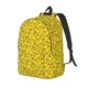 thumbnail image 1 of Disketp Ducky Cartoon Animal Yellow print Canvas Backpack Lightweight Travel Daypack Student Rucksack Laptop Backpack-Medium, 1 of 5