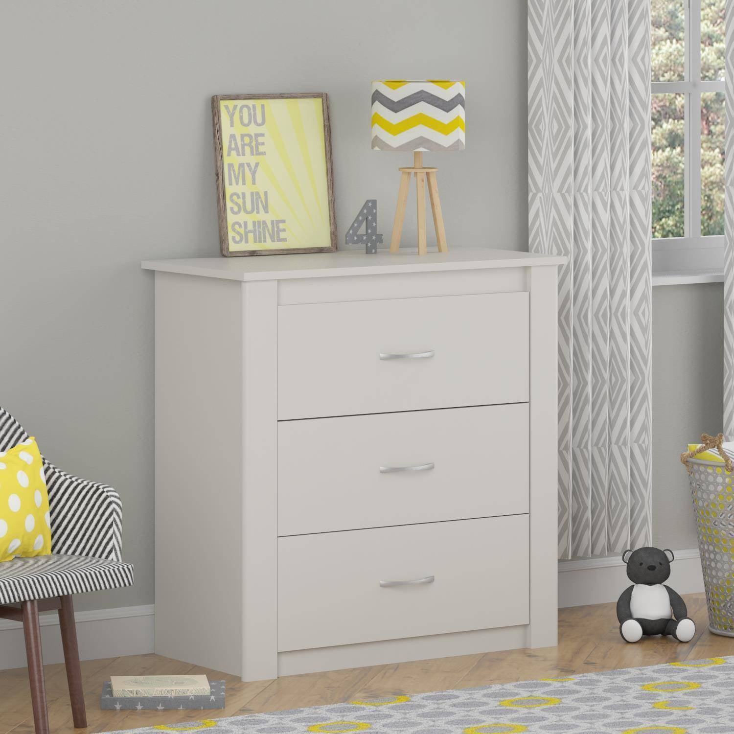white chest of drawers for baby room
