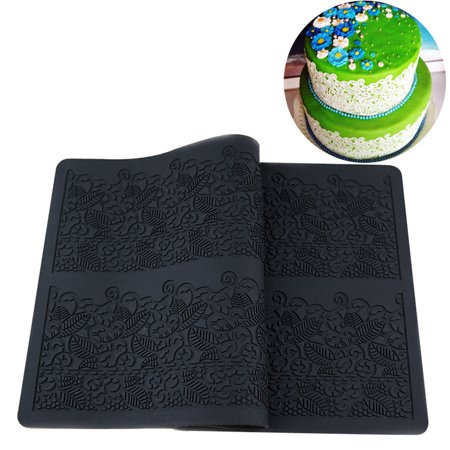 

GXSR Cake Fondant Embossing Mold/Lace Embossed cutter/Relief Plastic Cake Border Mould for Sugarcraft Baking Mold Cake Decor Tool Cupcake Decorating