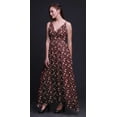 thumbnail image 4 of Bimba Robe Longue Maxi à Imprimé Floral pour Femmes Été Col en V Tenue de Villégiature Vacances-TTTG, 4 of 4