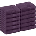 thumbnail image 1 of Juego de paños Utopia Towels Premium, 100% algodón, 30 x 30 cm, color ciruela, 1 of 8
