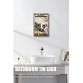 thumbnail image 4 of Black Hofwalter Dog Bathroom Tin Sign Roll Paper No Job is Finished Retro Sign Toilet Wall Art Shabby Chic Aluminum Sign Home Gift Wall Decor 12x8 Inch, 4 of 8