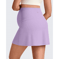 thumbnail image 2 of G4Free BareFeel Maternity Tennis Skirt with 2 Pockets Inner Shorts Over The Belly Stretchy Pregnancy Workout Skorts Golf, 2 of 8