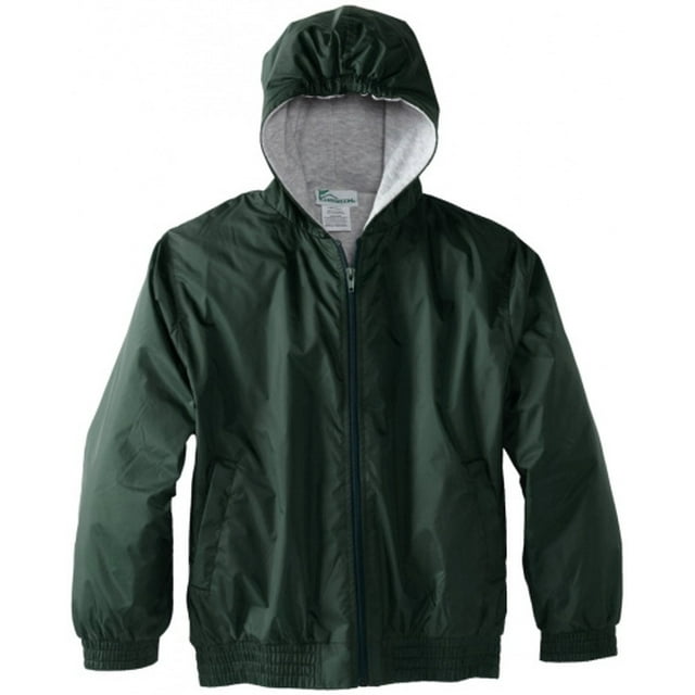(Medium, Hunter) - CLASSROOM Little Boys' Uniform 8-20 Unisex Lined Bomber Jacket