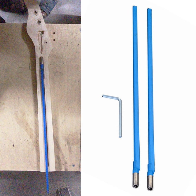 TABLETREANDS 1Jgo Truss Rod De Acero Azul Con Llave Para Guitarra Eléctrica Resistente Y Fácil De Usar