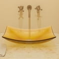 thumbnail image 6 of DecoLav Darya Incandescense Plastic Rectangular Vessel Bathroom Sink, 6 of 9