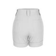 thumbnail image 6 of Ltctricy Shorts for Women Dressy Casual High Waisted Twill Work Shorts Summer Trendy Shorts with Pockets, 6 of 6