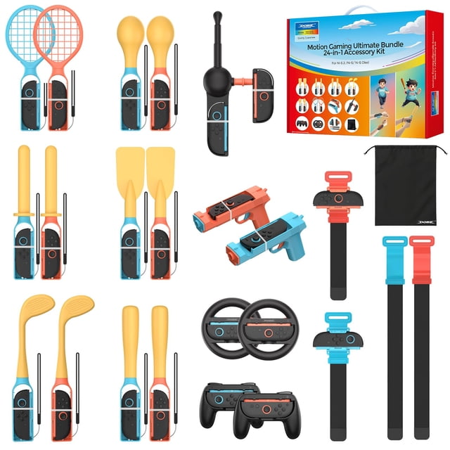 Set de accesorios RunSnail 24 en 1 para Nintendo Switch 2
