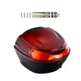 thumbnail image 3 of Ximing Motorbike Storage Case Motorcycle Top Case Electric Bikes Trunk Organized Dustproof Motorcycle Rear Trunk for Maintenance Gear dark red, 3 of 10