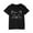 Black a, variant on DAETIROS Little Girls T Shirt, Casual Soft Cotton Short Sleeve Comfy Cute Crewneck Girls Summer Top Black Size 3-9