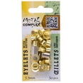 thumbnail image 2 of Eyelets with Setter 5.3mm Hole Gold 30pcs, 2 of 2
