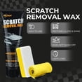 thumbnail image 4 of SZZD Car Scratch Remover Wax, Universal Premium Polishing Compound for Deep Scratches, Car Paint Scratch Repair, 4 fl oz (120 ML), with Sponge and Cloth, Black, 4 of 8