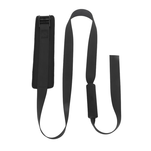 Hamstring Curl Strap Belt, Leg Exercise Assisted Strap Precise Stitching Polyester Easy To Wear Metal Buckle for Fitness