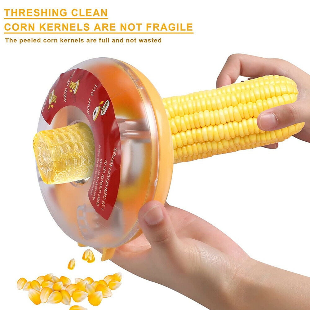 Corn Stripper,Cob Remover Peeler Serrated Stainless Steel Corn Thresher