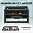 thumbnail image 6 of KFFKFF 6U Wall Mount Rack, 355.6mm Depth, Supports up to 22.68kg, Includes Cage Nuts for 482.6mm Wide Shallow Server and Network Equipment, 6 of 9