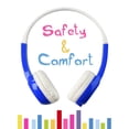 thumbnail image 5 of Funsmile Kids Headphones Wired Headphones for Kids with 3.5 MM Foldable On-Ear Headse Kids Headphones for Smartphone Tablet Computer MP3 / 4 Blue, 5 of 9