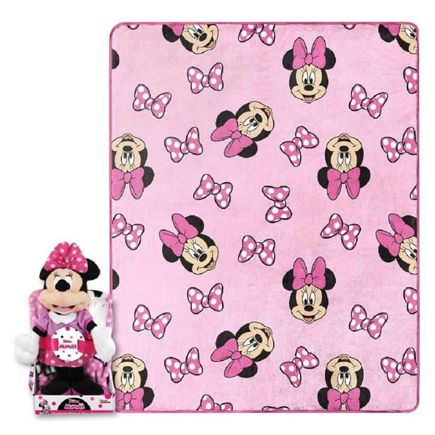 Minnie Mouse Throw Blanket and Plush Pillow 40 x 50 Inches Walmart