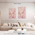 thumbnail image 4 of Elephant Stock Blush And Gold Abstract Wall Art - Vertical Multi Panel Canvas - Living Room Wall Decor - Abstract Multi Panel - Pink And Gold Decor - 36" x 57", 4 of 8