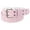 Light Pink, variant on Girl's Double Grommet Casual Belt with Roller Buckle