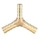 thumbnail image 1 of Conector adaptador en forma de Y de 3 vías, reductor de latón, manguera ID de 8 mm x 6 mm x 8 mm, 1 pieza, 1 of 5