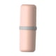 thumbnail image 5 of Cepillo de dientes de viaje Cubierta de la caja Soporte de pasta de dientes Almacenamiento Caja de orangizador Taza - Rosado Sunnimix Viaje del soporte del cepillo de dientes, 5 of 6