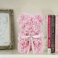 thumbnail image 4 of Way To Celebrate 9.25" Artificial Rose Bear Valentine's Day Gift, Light Pink Color, 4 of 8