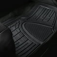 thumbnail image 4 of FH Group Premium Floor Mats Tall Channel Trimmable Rubber Mats - 3Pcs Full Set, 4 of 5