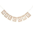 thumbnail image 1 of Shisuyan Burlap Bunting Banners Garland Decorations Multi Colored 1 Set 4.72 x 0.08 x 5.9 In, 1 of 8