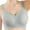 Grey, variant on Women's Seamless Nursing Bra with Wavy Design, Wireless Maternity Support for Breastfeeding & Sleep